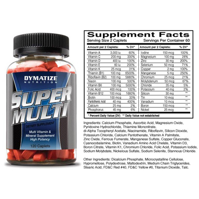 Dymatize Super Multi Vitamin 120 caps