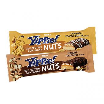 Weider Yippie Nuts - baton proteic cu alune – 45g