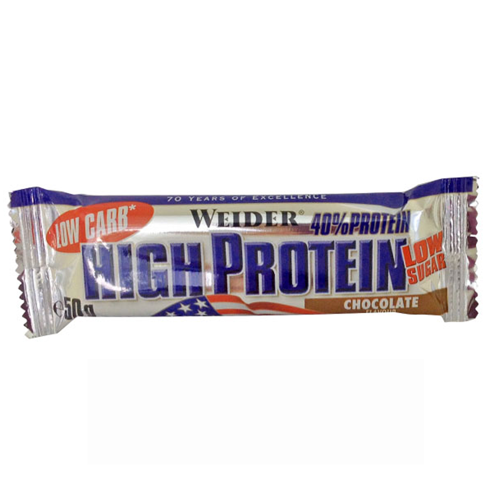 Weider 40% Low Carb High Protein Bar - 50g