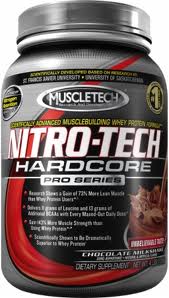 MuscleTech Nitro-Tech Hardcore Pro Series, diverse cantitati si arome