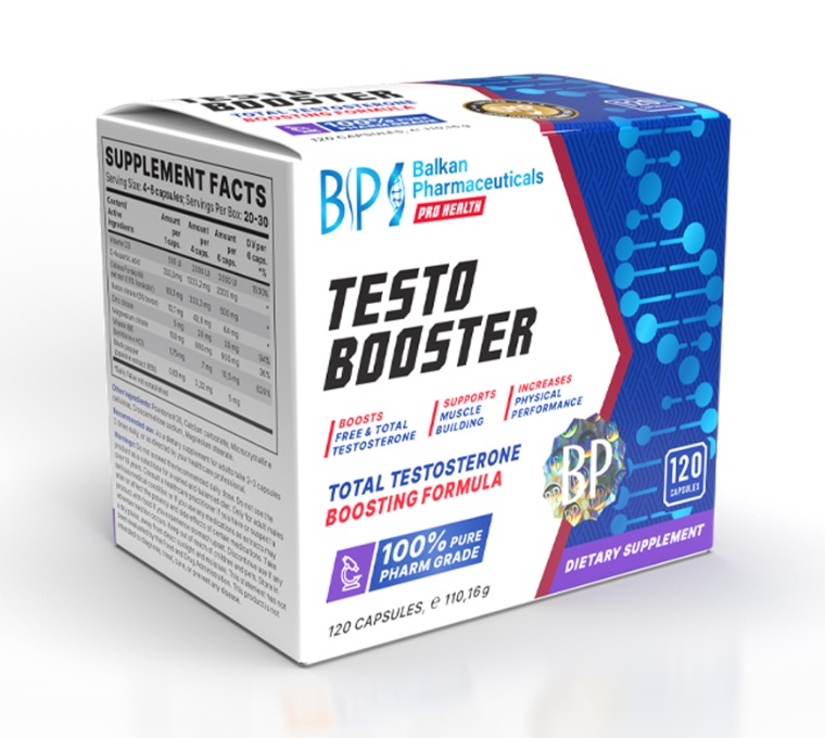 Balkan Pharmaceuticals Testobooster BP – capsule pentru sanatate si performanta – 120 cps
