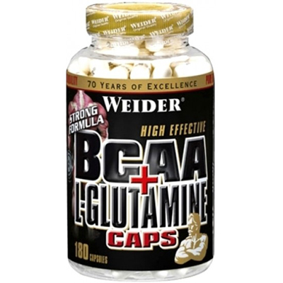 Weider BCAA + L-Glutamine - 180 caps